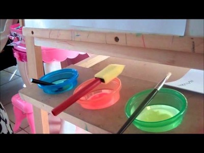 Painting with kids