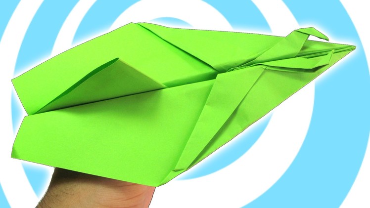 Paper Origami Two Guns Airplane Tutorial (Origamite)