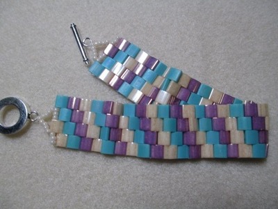 Peyote Stitch with Tila Beads