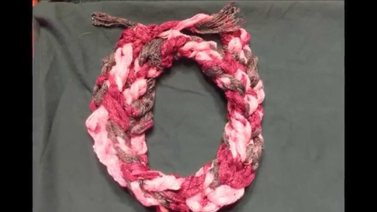 Sashay Double Chained Hand Crochet Scarf