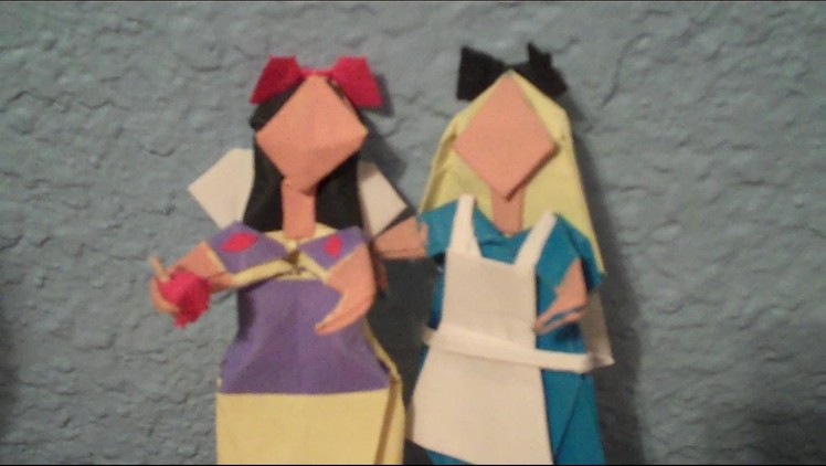 Snow White & Alice In Wonderland Origami {04.20.2013 Day 110}