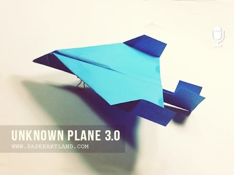 Tutorial Avión de papel - How to Create a New Paper Airplane 3.0 ( Final ) | Sparrowhawk