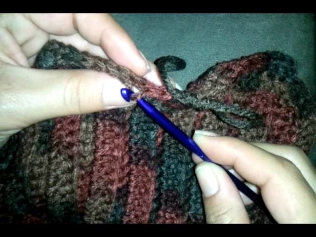 Tutorial: Back Loop Crochet front loop crochet