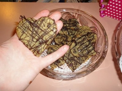 Valentine's Day DIY Gift: Chocolate Dipped Heart Shaped Cookies