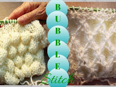 3D Bubble Knitted Stitch