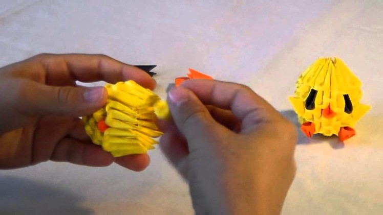 3D Origami Baby Chicken