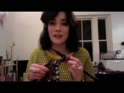 ASMR softly-spoken with knitting and needle sounds