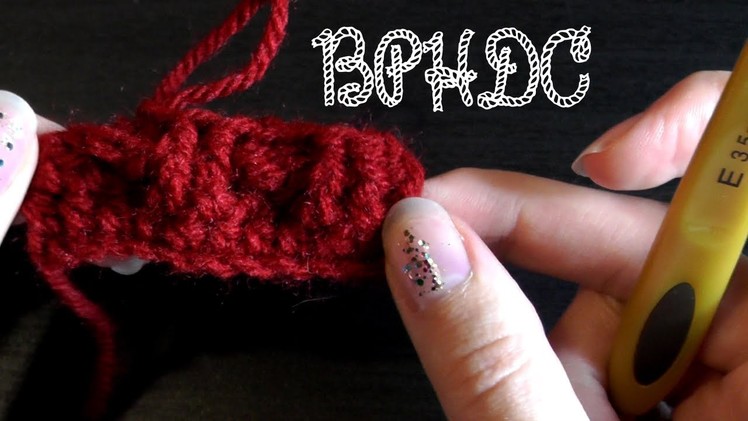 Back post half double crochet - Crochet basics