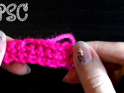 Back post single crochet - Crochet basics