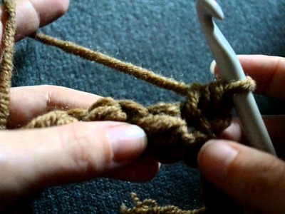 Basic Crochet Lessons - How to make the Moss Stitch - Part 1