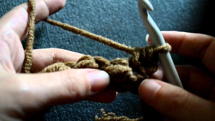 Basic Crochet Lessons - How to make the Moss Stitch - Part 1
