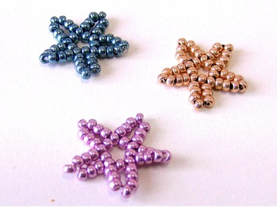 Christmas Ideas part.3 - Little star using seed beads