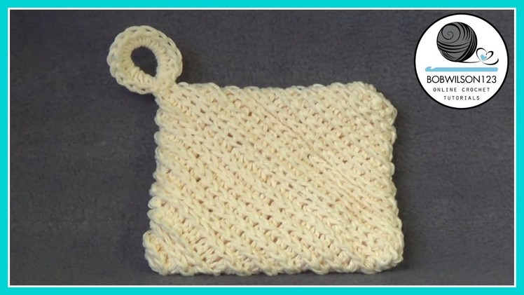 Crochet Hotpad Dishcloth Tutorial