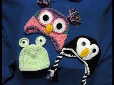 Crocheted children's hats
