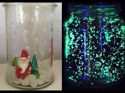 ♡ DIY Christmas Fairy Glow Jars ♡