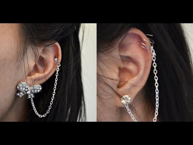 DIY Ear Cuff Chain (Fake a Cartilage)