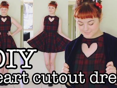 DIY Heart Cutout Dress Tutorial