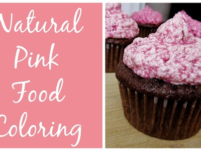DIY Natural Pink Food Coloring