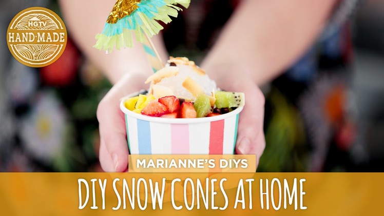 DIY Snow Cones at Home - HGTV Handmade