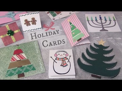 Easy Holiday Cards DIY. Christmas, Winter, & More - SoCraftastic