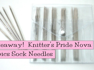 Giveaway!  Knitters Pride Nova Cubics Double Pointed Sock Needle Set