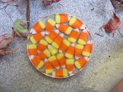 Halloween Candy Corn Coaster   Another Coaster Friday