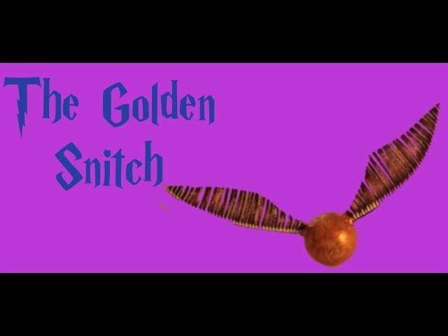 Harry Potter Crafts: The Golden Snitch