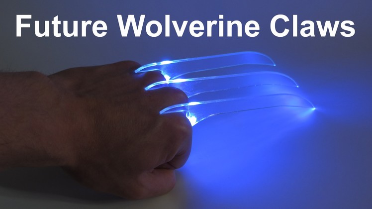 Homemade DIY Wolverine Claws - Tron Style