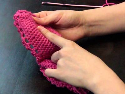 How to Crochet a Bra Cup : Crochet Lessons