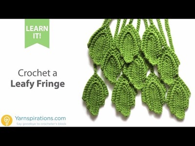 How To Crochet a Leafy Fringe