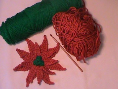 How to Crochet a "Poinsettia Flower"