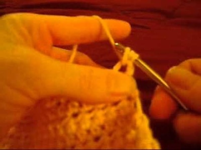 How to crochet a pot holder.