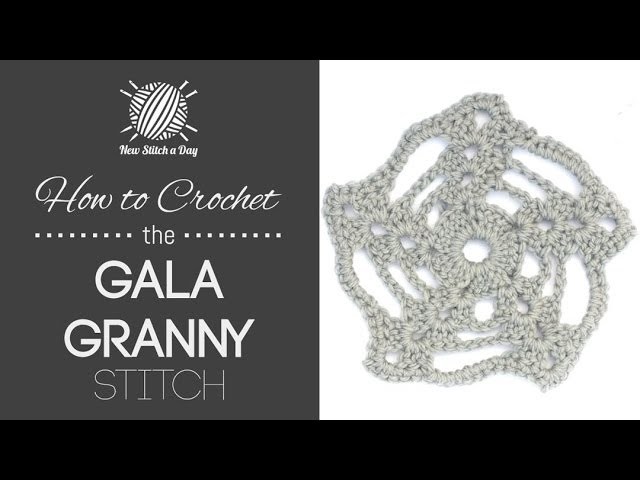 How to Crochet the Gala Granny Motif
