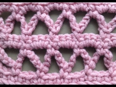 How to Crochet the Ruled Lattice Stitch by ThePatterfamily