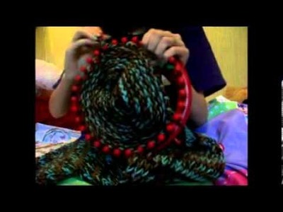 HOW TO LOOM KNIT A SCARF PART 2 FINISHING THE SCARF