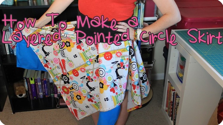 How To Make a Layered, Angled Circle Skirt | DIY Tutorial