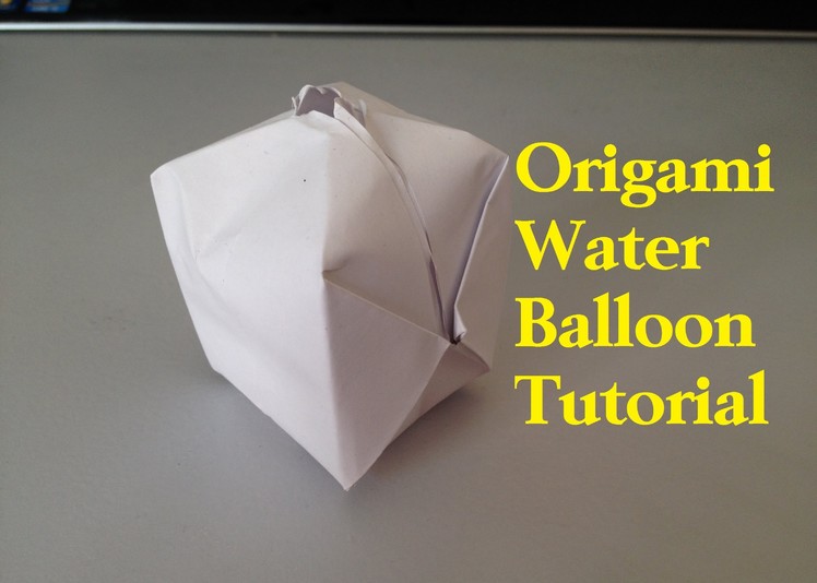 How to Make a Paper Balloon (Water Bomb) - Origami l JasmineStarler
