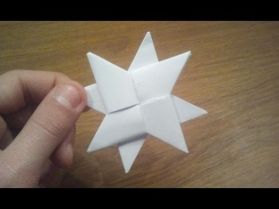 How To Make a Paper Double Ninja Star - Origami