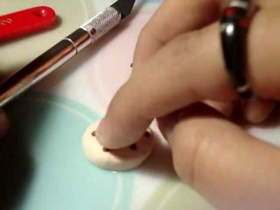 How to make a Polymer Clay cookie mirror charm