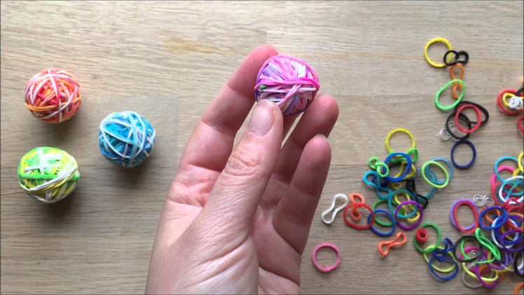 How to Make a Rainbow Loom Bands Bouncy Ball