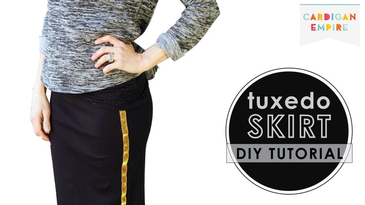 How to Make a Tuxedo Skirt - DIY Ribbon Tutorial