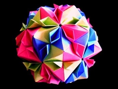 How to make an Origami Cherry Blossom Ball