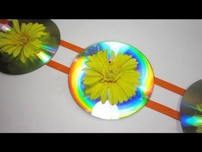How to make room decorations with recycled cds - EP
