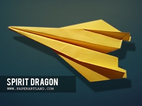 How to make the BEST STUNT Paper Airplane Ever | Spirit Dragon ( Tri Dang )