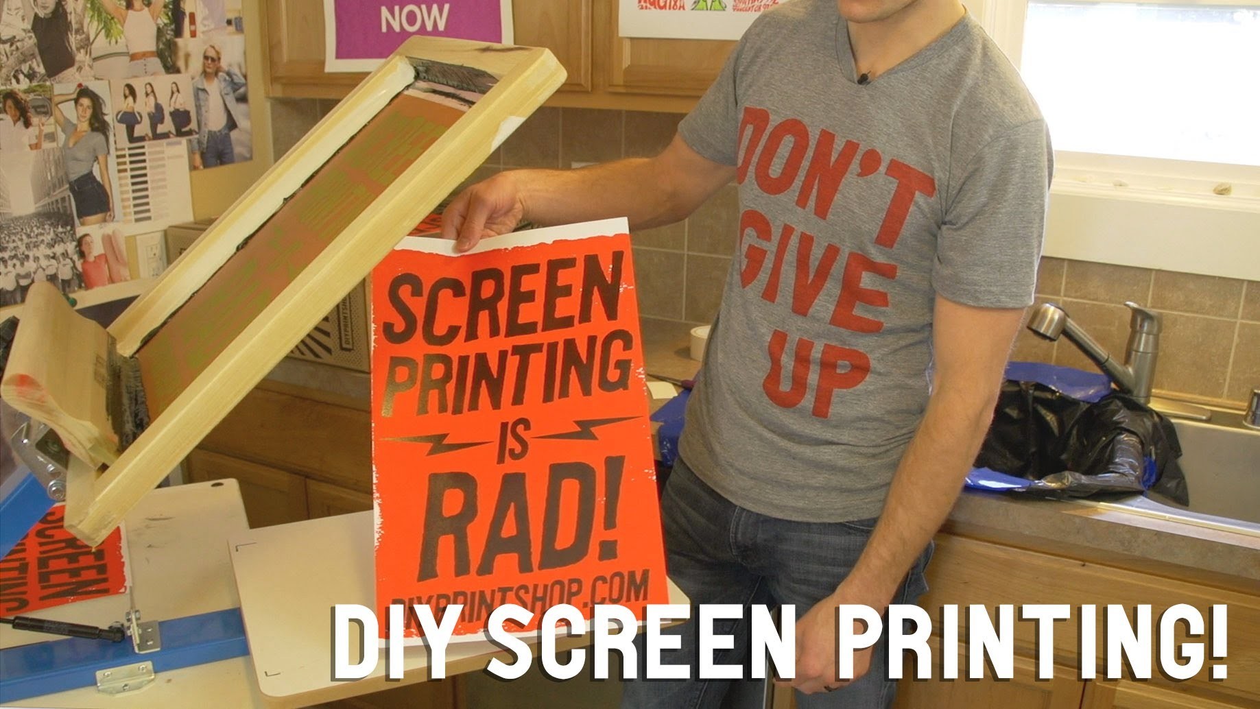 How to Screen Print DIY Screen Printing at Home, FULL LENGTH DVD