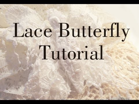 Lace Butterfly Tutorial with a NEW Twist to things!