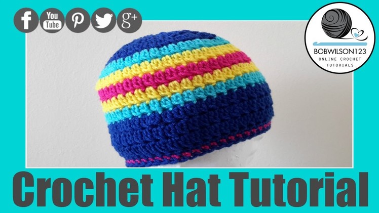 Lazy Cluster Hat Crochet Tutroial