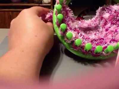 Loom knit Ballerina slippers Part 2                       By Christina Fasoula (C) 2013
