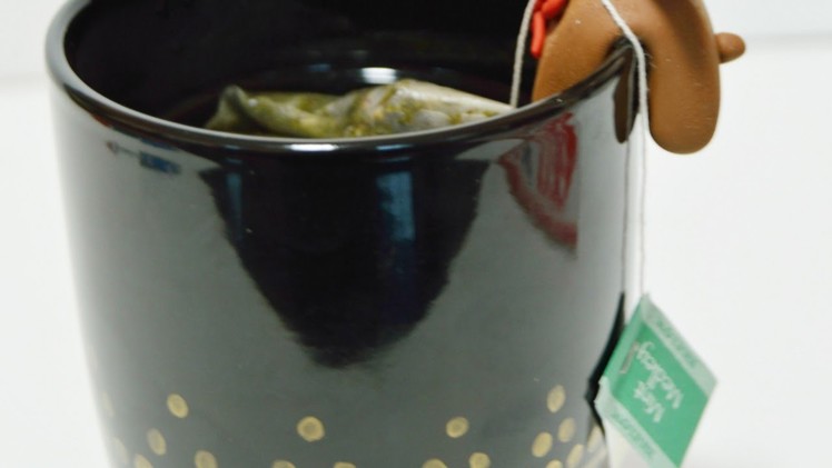Make a Cute Clay Rudolph Tea Bag Holder - DIY Crafts - Guidecentral