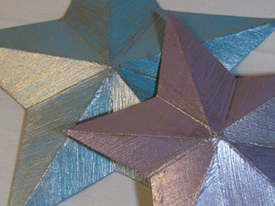 Make Pretty 3D Cereal Box Stars - Crafts - Guidecentral